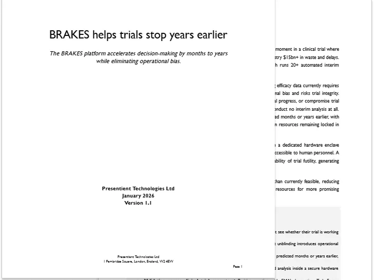 BRAKES helps trials stop years earlier whitepaper